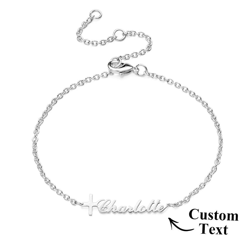 Bracelet Personnalisé Croix