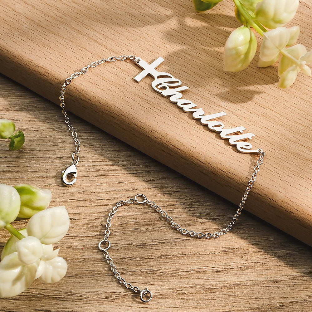 Bracelet Personnalisé Croix