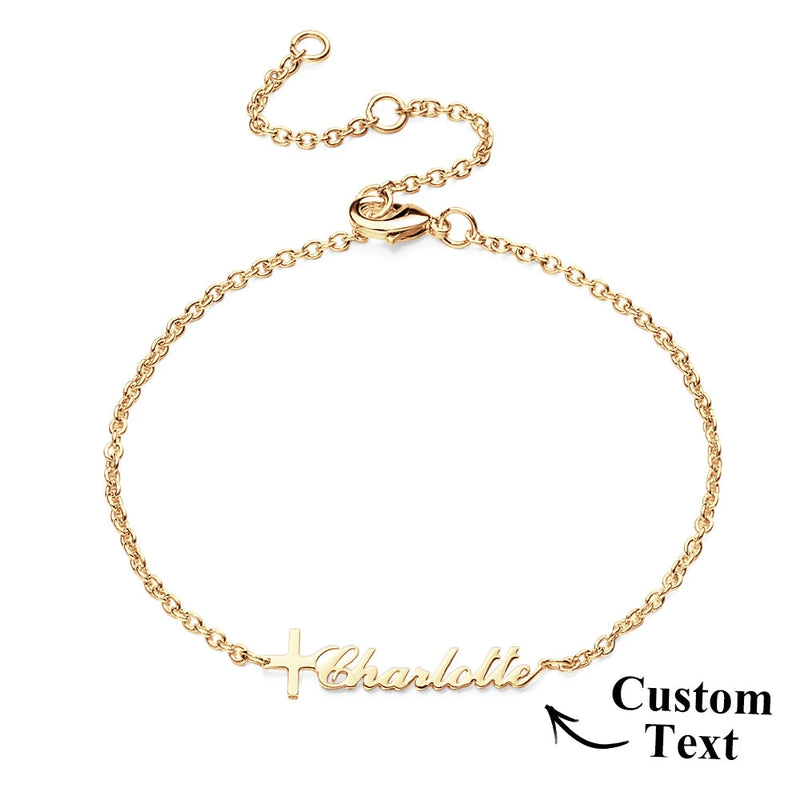 Bracelet Personnalisé Croix