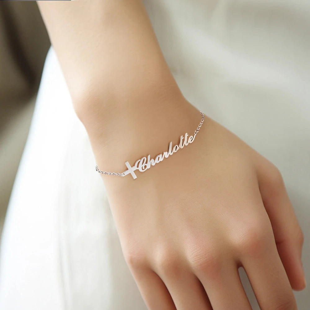 Bracelet Personnalisé Croix