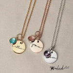 Collier Pierre de Naissance Personnalisé