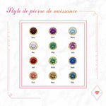 Collier Pierre de Naissance Personnalisé