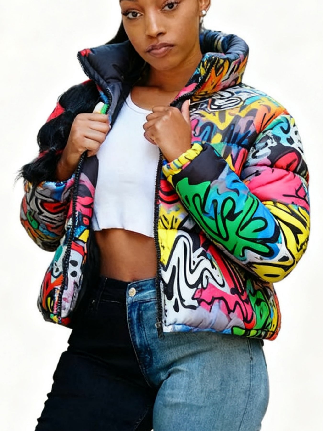 Women's Jackets, Cute Short Warm Coats, Fashionable Casual Cardigan Coats, Colorful Parkas