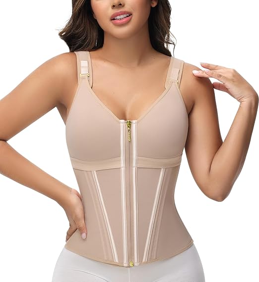 Women's Belly Tuck Shapewear Three-breasted Vest Top