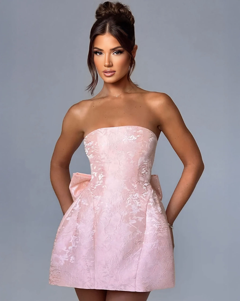 Elenora Mini Dress - Blush