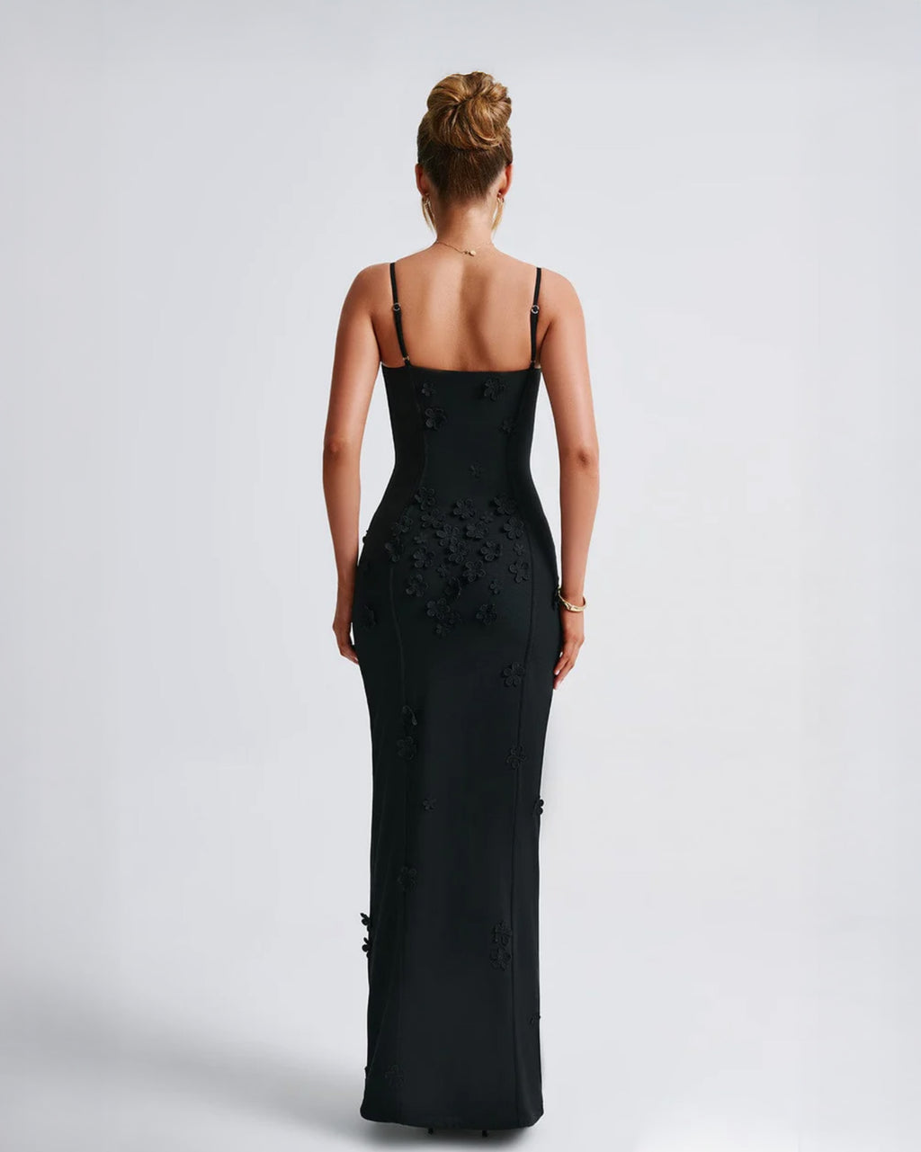 Dalary Maxi Dress - Red Lined