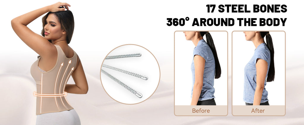 Women's Belly Tuck Shapewear Three-breasted Vest Top